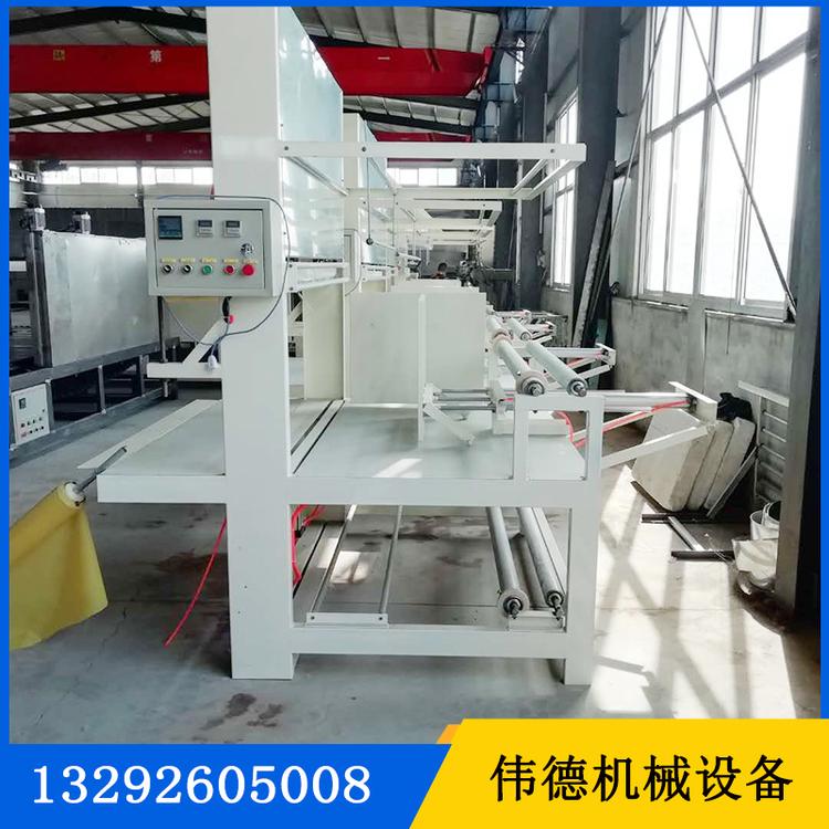 水泥发泡板收缩膜打包机_全自动袖口式包装机_大型薄膜塑封机