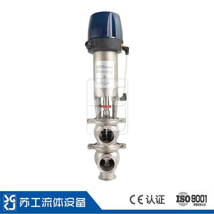 厂家供应智能换向阀 卫生级气动智能换向阀 法兰螺纹智能换向阀