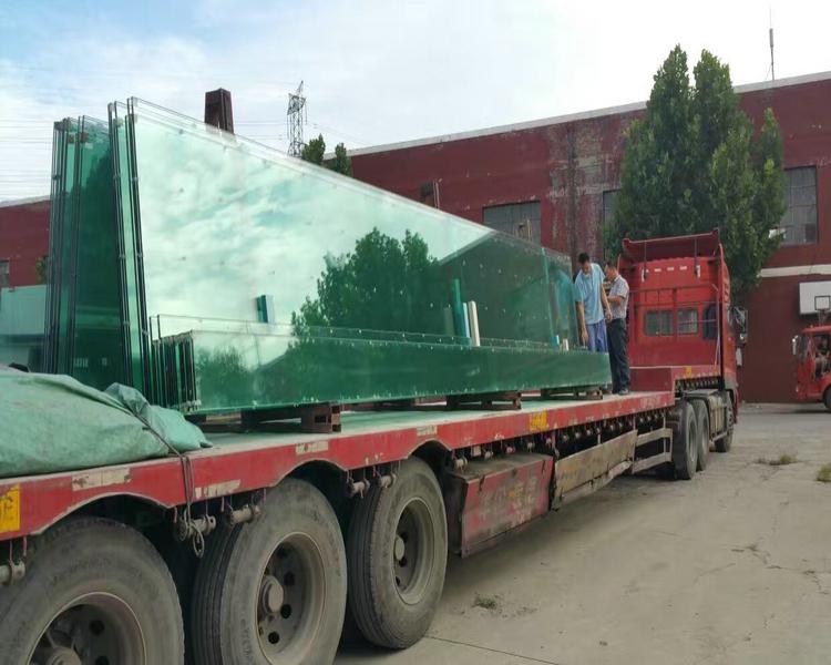 汽车4S店写字楼幕墙专用15mm至19mm超白钢化玻璃