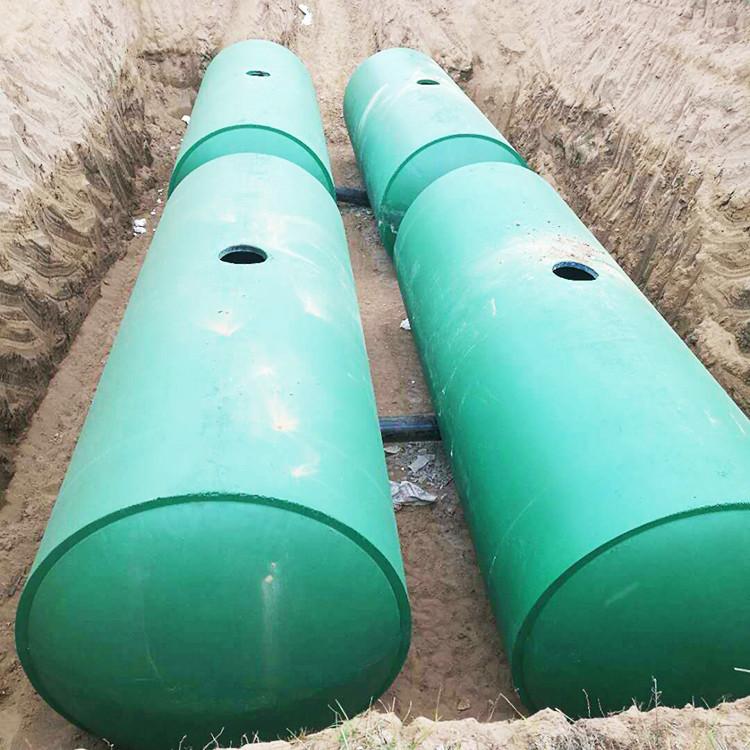 直销甘肃大型养殖场整体式钢筋水泥化粪池 F模压拼接玻璃钢蓄水池