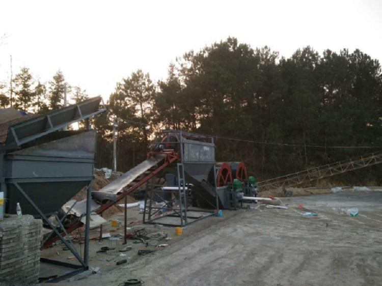 强润  移动式花岗岩破碎站 建筑垃圾粉碎站 价格美丽