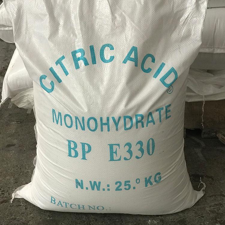 供应一水柠檬酸 高质量高标准污水处理洗涤剂一水柠檬酸