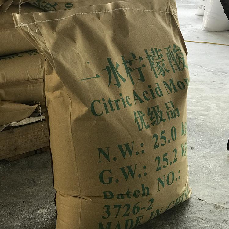 直销一水柠檬酸 批发一水柠檬酸污水处理洗涤剂