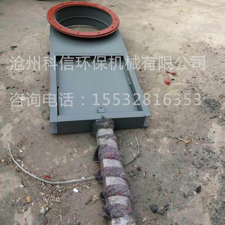 低价供应除尘器专用闸阀气动插板阀价_方型圆形插板阀