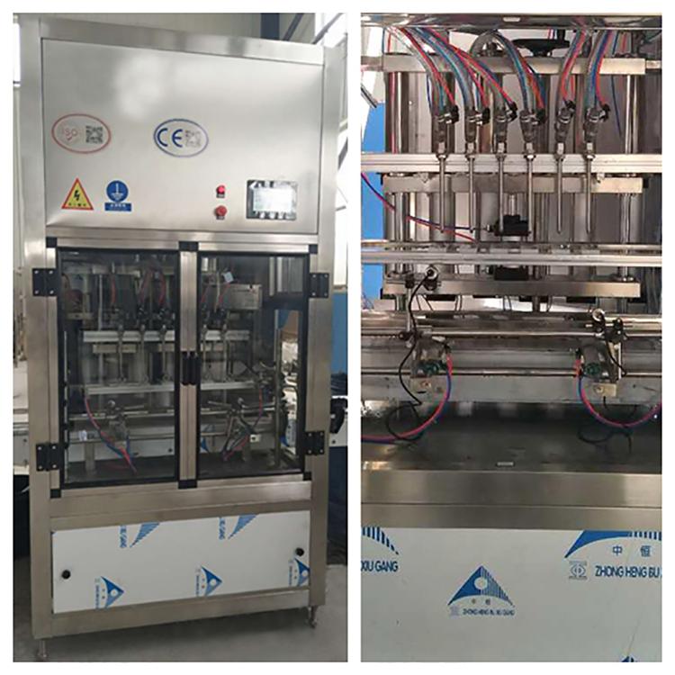 防冻液灌装机玻璃水小型数控恒压式自流定量旋盖机生产线汽车用品尿素