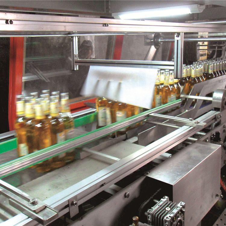 全自动茶饮料PE膜热收缩包装机 永创通达YCBS26C热收缩膜包机