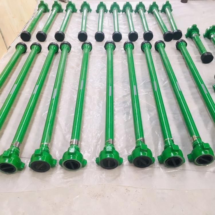 厂家专业加工高压钢性直管总成-2寸10FT高压整体直管厂家可定制