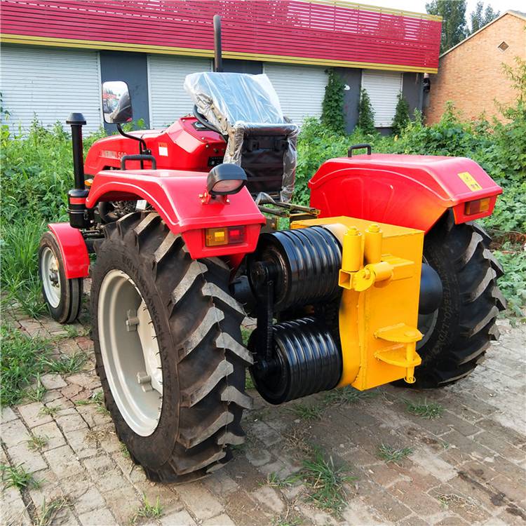 四轮安装机动绞磨 电缆施工牵引四轮绞磨 江阴铲车挖坑钻孔机