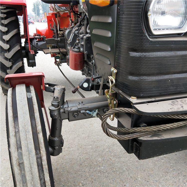 河北四轮绞磨机厂家 拖拉机头安装绞磨价格 泸州装载机上安装电线杆打孔钻机