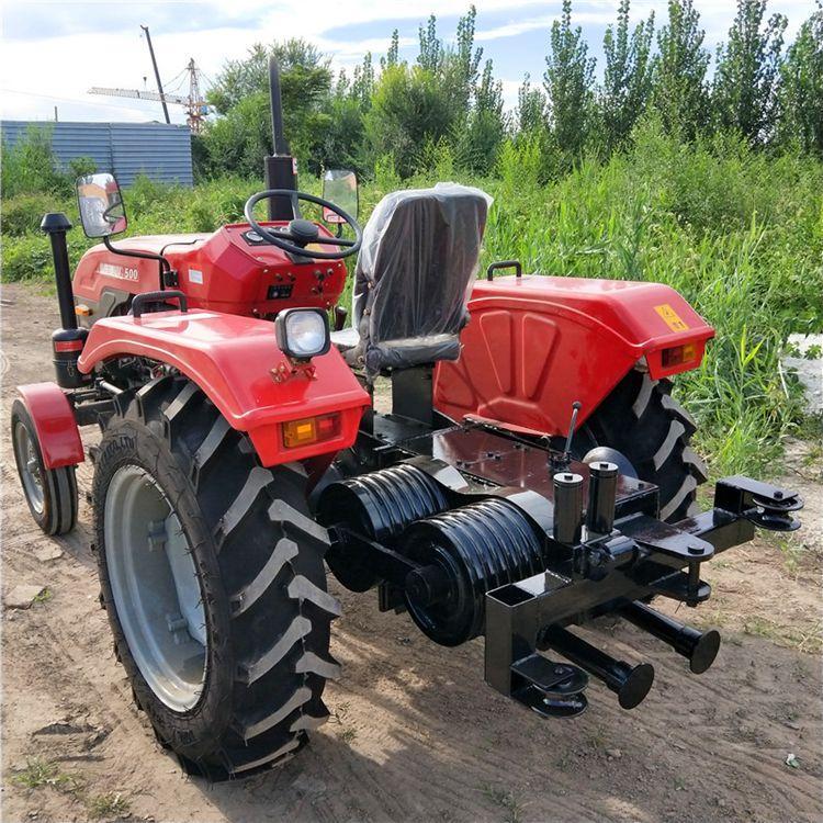 河北改装拖拉机绞磨厂家 大型拖拉机绞磨机价格 保定用铲车挖水泥杆的机器