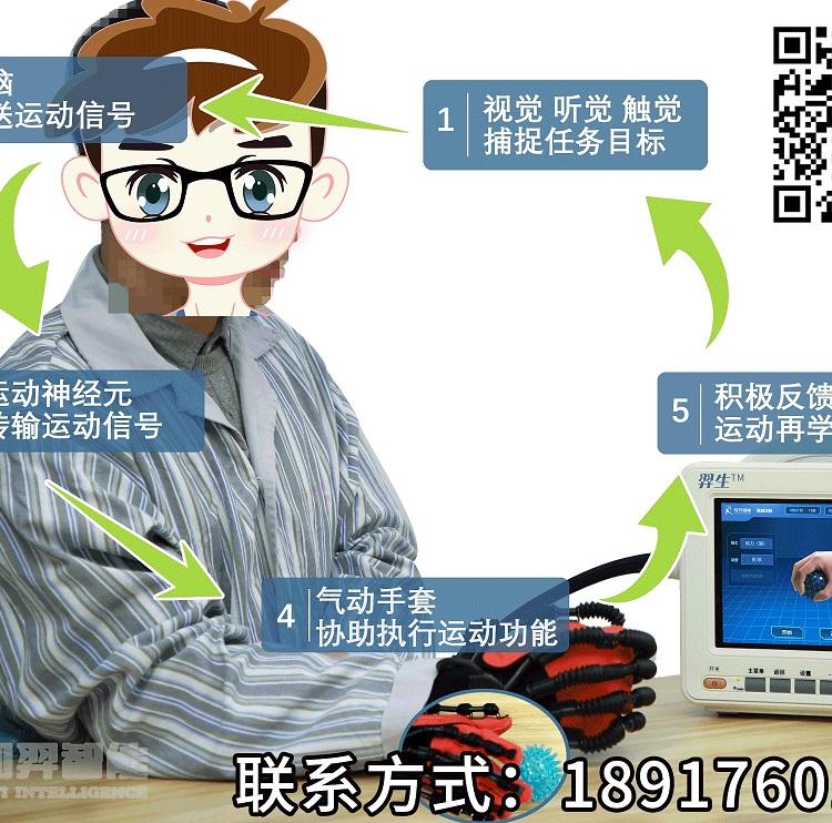 气动式手关节训练系统 智能柔性气动康复系统 气动柔性手套