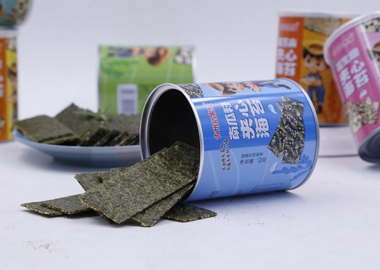 灌装海苔_铭聚食品_芝麻海苔_供应商厂家