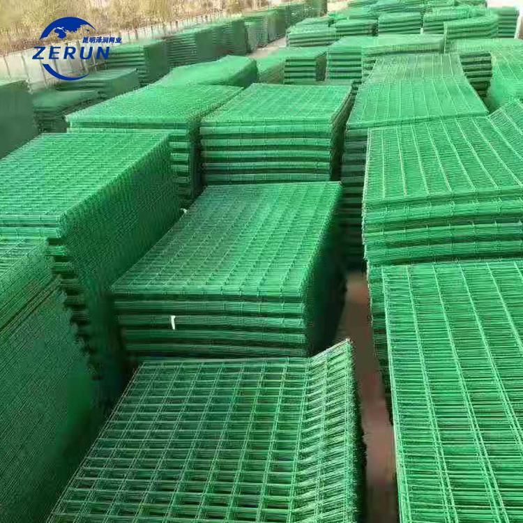 云南昆明双边丝护栏网价格机场双边护栏成套批发厂家报价