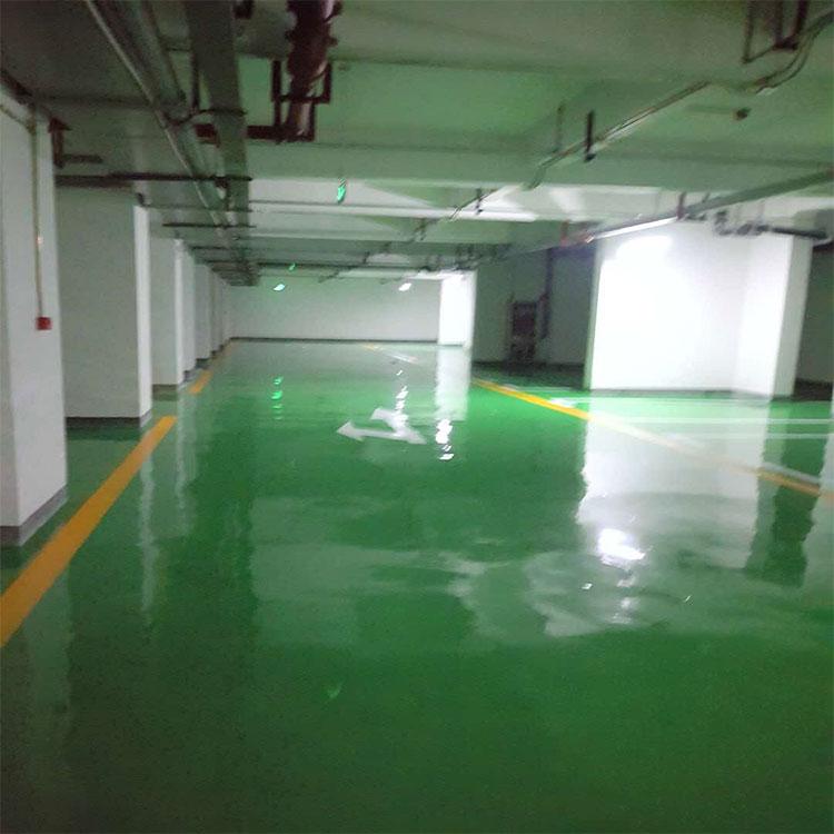 环氧砂浆薄涂地坪漆  车库地坪划线 交通设施安装