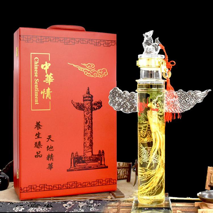 人参酒长白山人参酒白酒送礼高端大气人参酒厂家直销