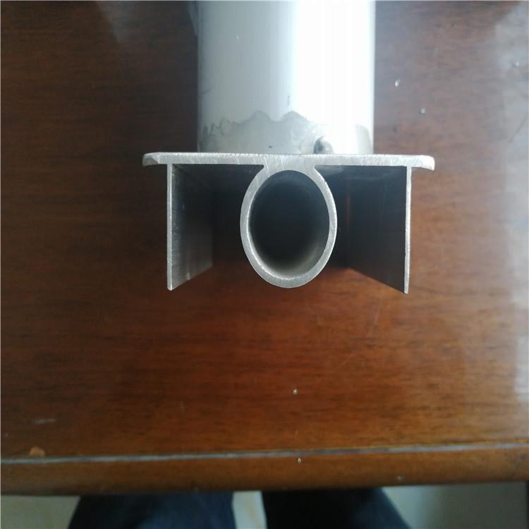 冷凝器铝型材_冷库铝排管型材_三叶管散热管铝型材厂家_开模定制加工