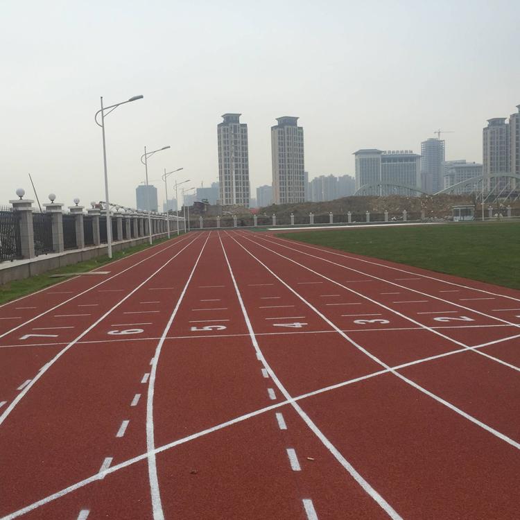 厂家直销 塑胶跑道 混合型塑胶跑道 EPDM颗粒塑胶跑道材料