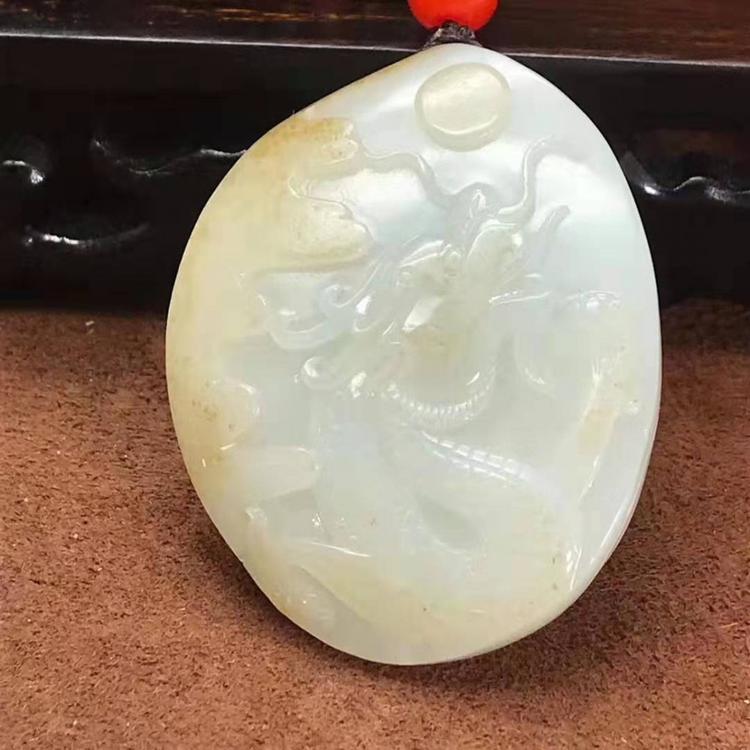 批发各种玉石 新疆籽料 羊脂玉 和田玉 苍龙出海