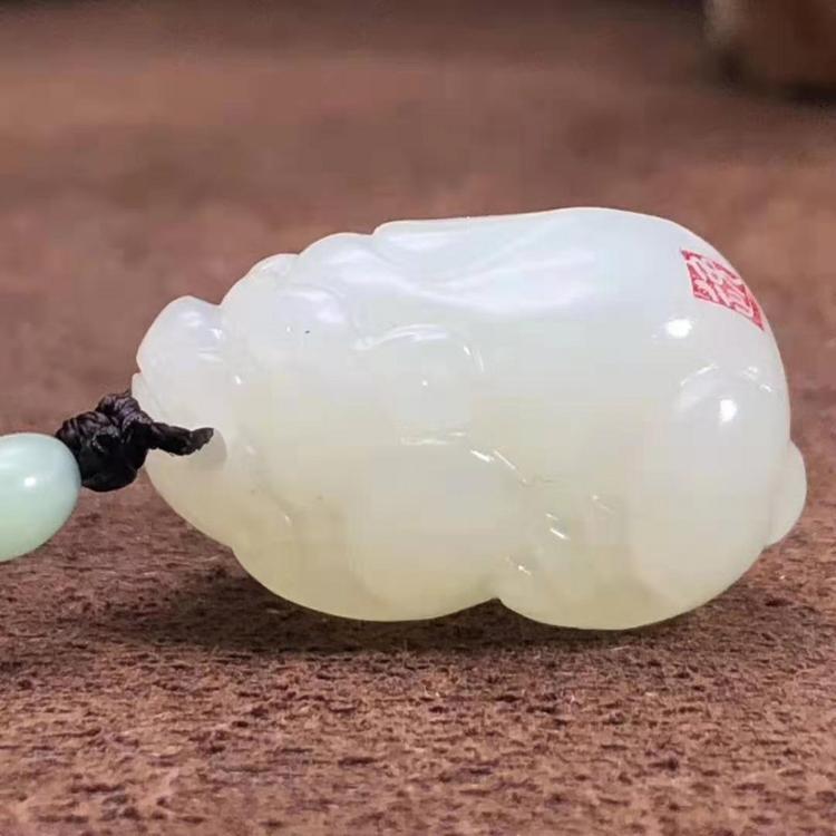 正品玉石 苏州名家作品招财貔貅 厂家直销玉石饰品