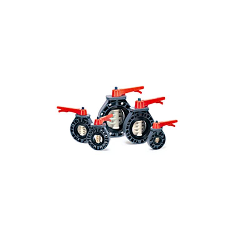 通用型蝶阀定制厂家 UPVC阀门现货供应 DN50-DN200型号齐全