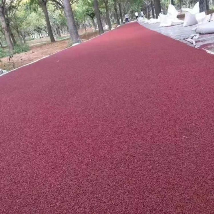 彩色陶瓷颗粒防滑路面