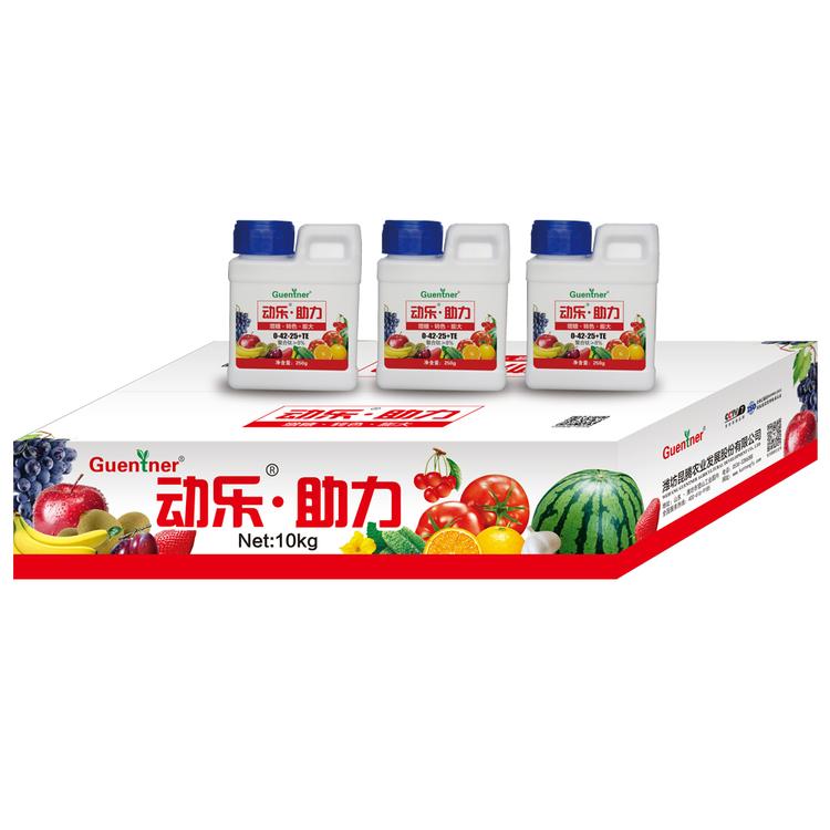 果树专用 动乐助力水溶肥 进口 螯合钛大量元素  膨果着色   保花保果  膨大迅速 水溶肥厂家直销