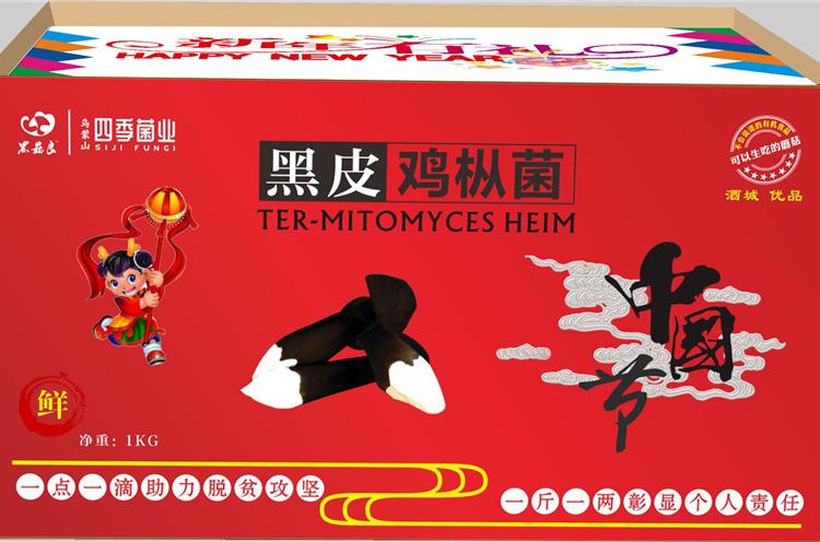 新鲜黑皮鸡枞菌销售 黑皮鸡枞菌鲜品礼盒批发销售