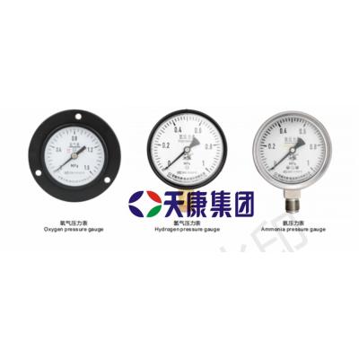 安徽天康厂价直销氢气用径向“轴向”压力表充油 抗震充油
