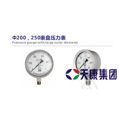 安徽天康厂价直销大表盘200250表盘压力表