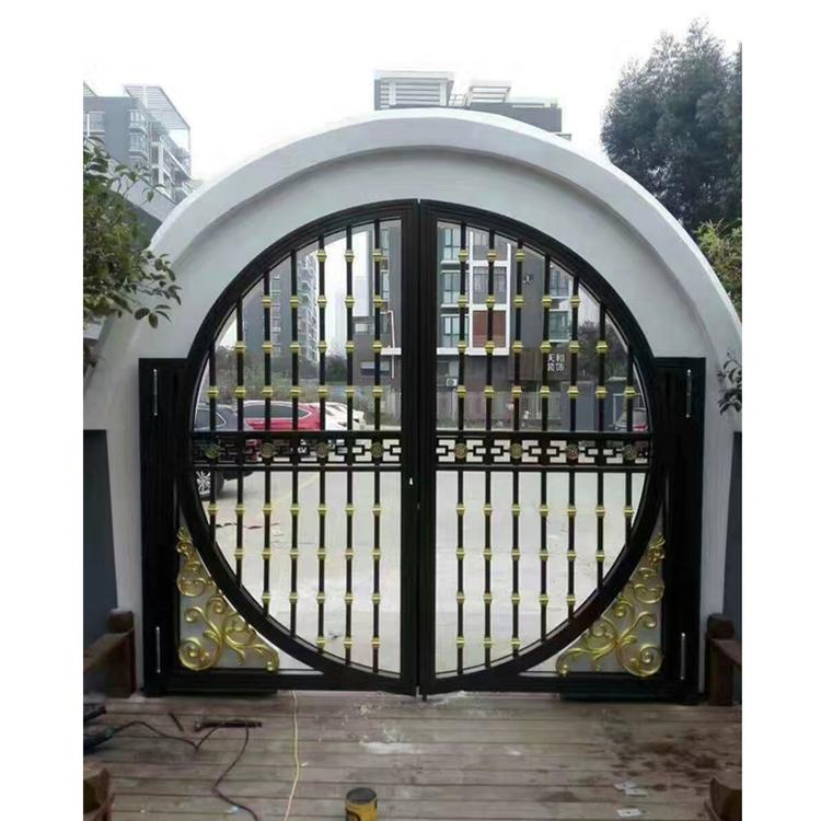 欧式铝艺门定制 欧式庭院铝艺大门 小区欧式铝艺门价格