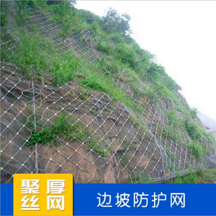 周口供应主动边坡防护网加工定制聚厚丝网