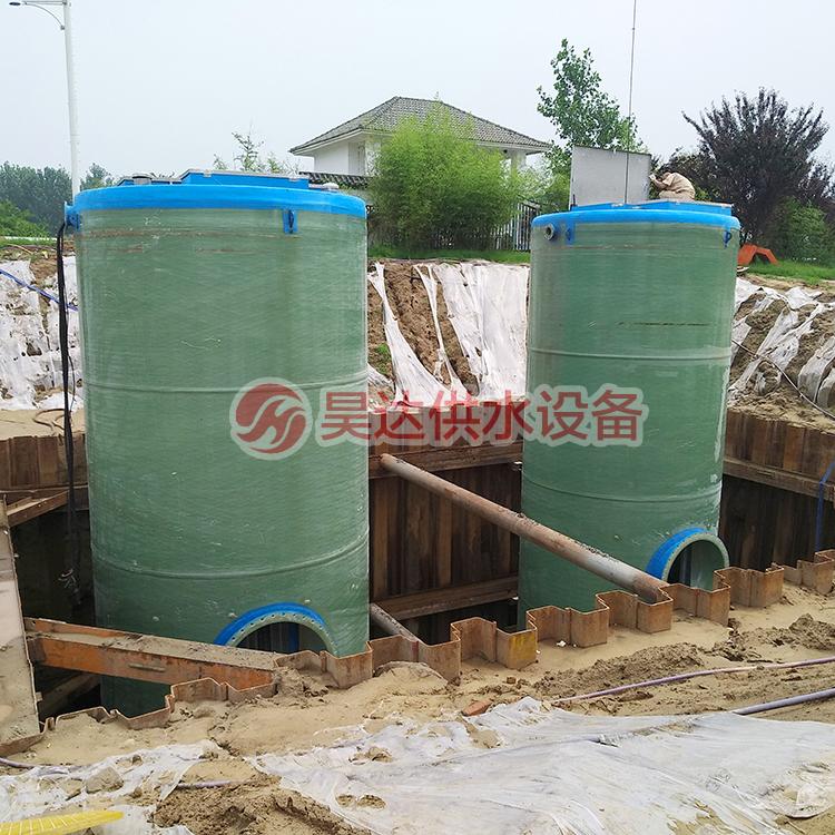 昊达一体化污水泵站 一体化污水泵站成品发货