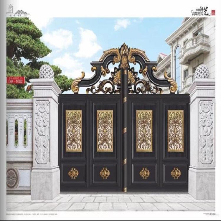 天津手工铝艺门供应 铝艺庭院别墅门供应铝艺护栏