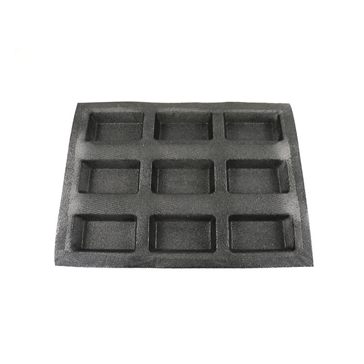 厂家直销 食品级FDA标准方形硅胶面包模具 小面包 透气型迷你面包模具