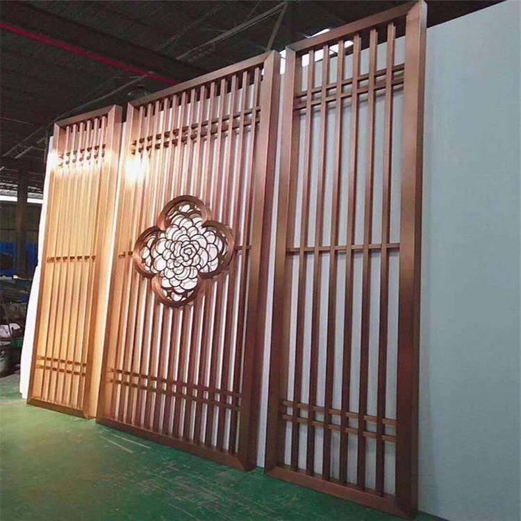 铝方通窗花工艺  镂空铝板幕墙装饰  雕刻铝板供应商