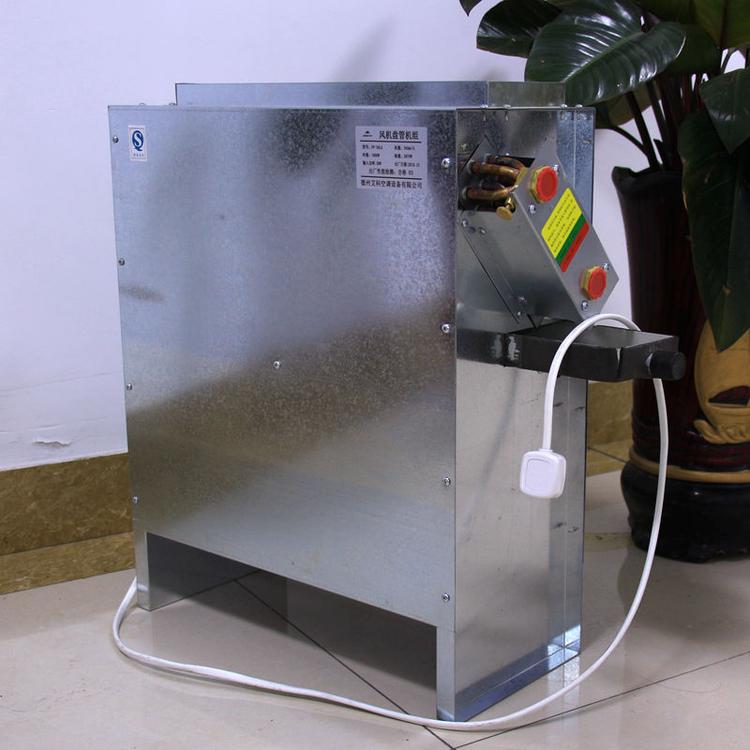 厂家定制不锈钢超低噪音卧式明装风机盘管FP-68直销