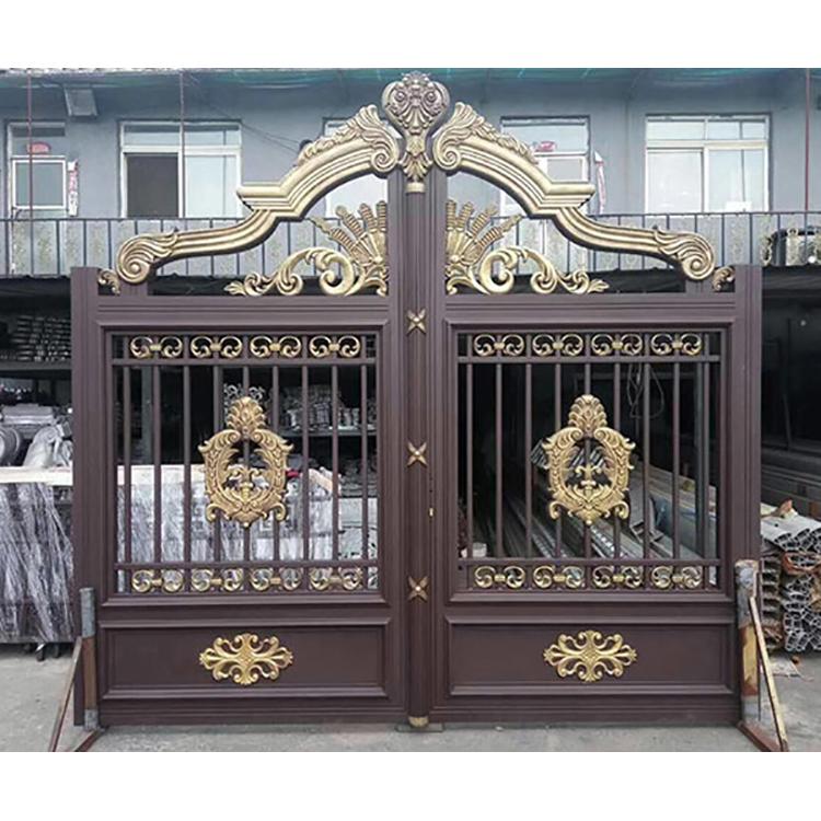 沈阳铝艺大门定做铁艺大门哪家好厂家价格加工批发定制