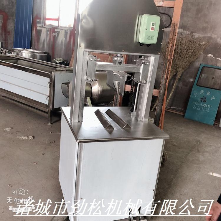 供应肉类生产线猪头劈半机  诸城液压猪头劈半机设备 屠宰场专用
