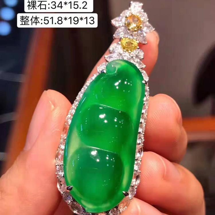 纯天然翡翠 翡翠吊坠 翡翠一手货源 高冰吊坠 玻璃种吊坠 满绿吊坠