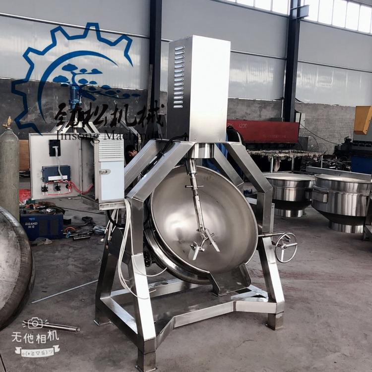 电加热带搅拌可倾夹层锅 商用牛肉用熬制夹层锅  骨汤熬制专用夹层锅 价格