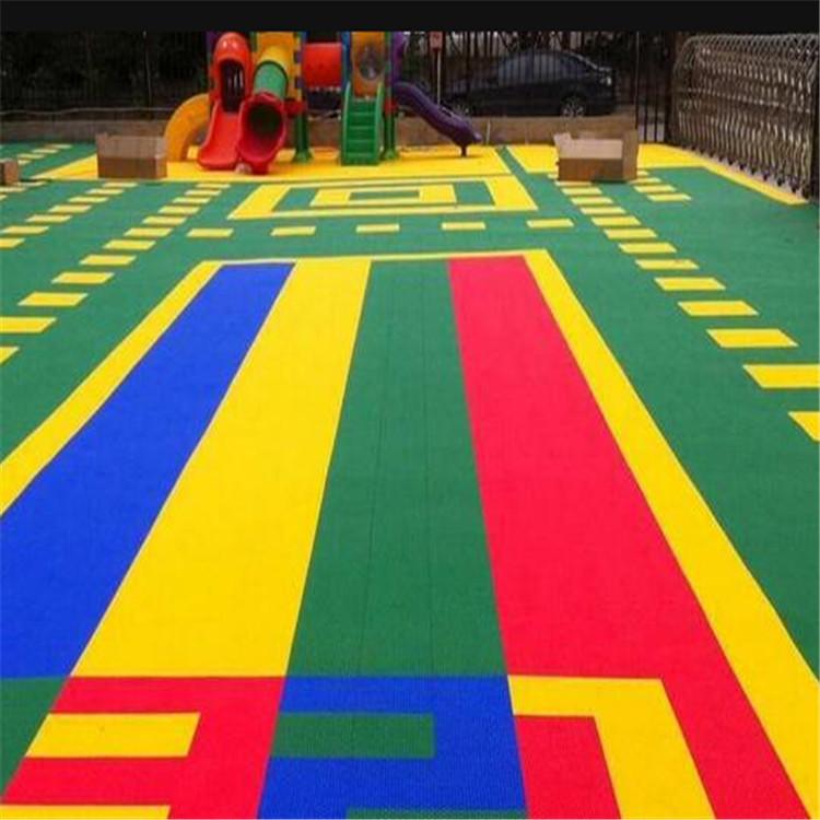 幼儿园室外悬浮地板 学校室外悬浮式拼装运动地板