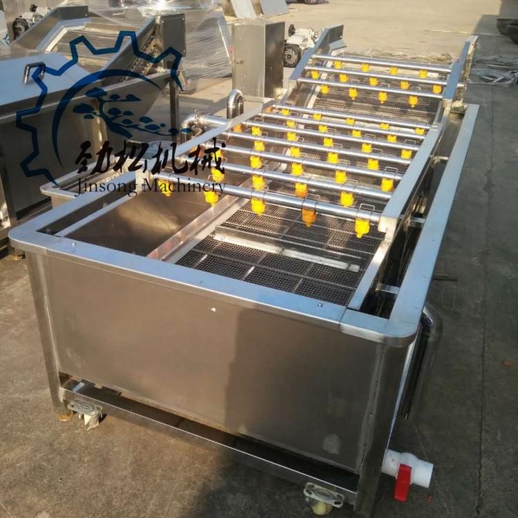 全自动蔬菜清洗机  番茄西红柿辣椒气泡清洗流水线 蓝莓清洗设备 价格