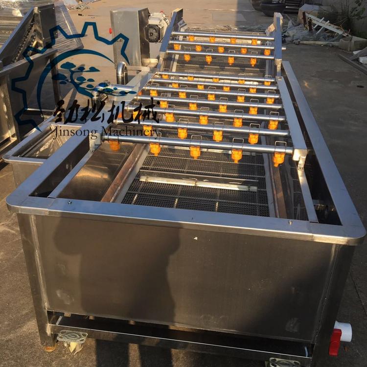 不锈钢蔬菜水果气泡清洗机 供应果蔬大枣清洗机 香菇蘑菇清洗设备 价格