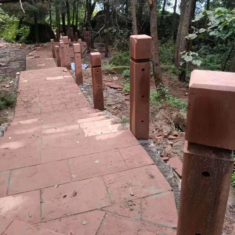 厂家大量供应成都红砂路沿石 四川红砂路沿石雕刻