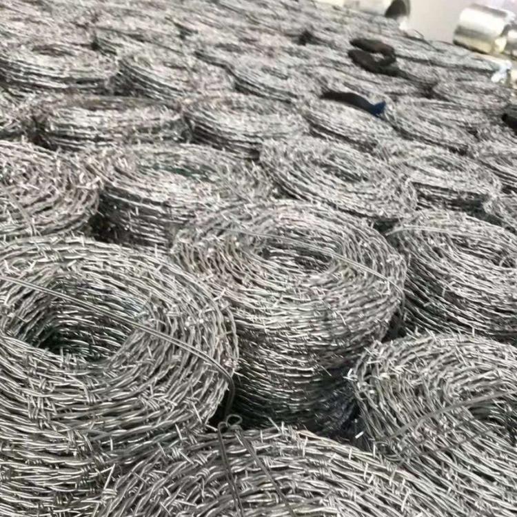 厂家直销 低碳钢丝刺绳刺丝滚笼小区果园围墙篱笆铁蒺藜刺