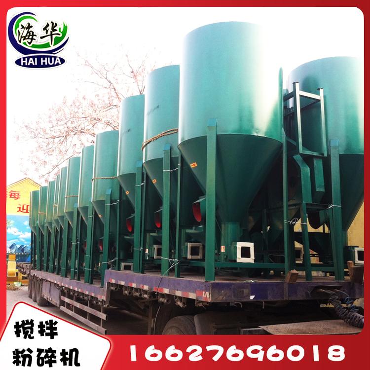 饲料粉碎搅拌一体机 无尘低噪饲料搅拌粉碎一体机环保高效降低粉尘热销 家用双胞胎连体型玉米饲料搅拌机 饲料粉碎机养殖设备