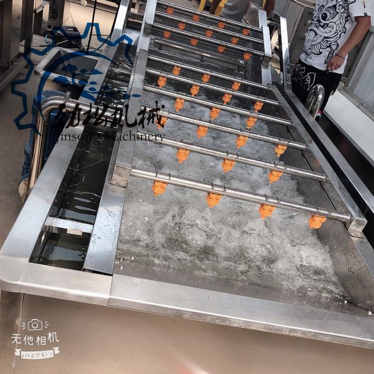 大型工业蔬菜水果清洗机 新疆葡萄干枸杞气泡清洗机 干辣椒鼓泡清洗设备 价格