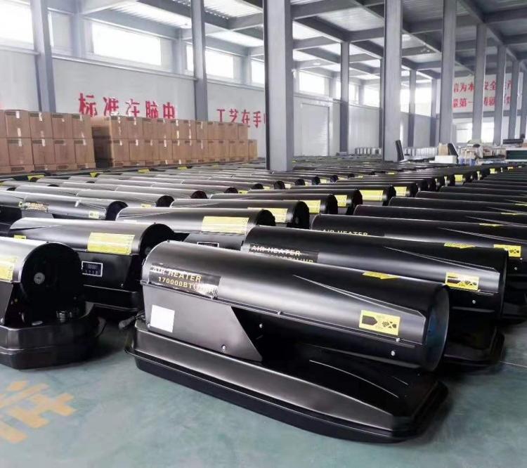 山东暖风机生产厂家-鋆成兴达温控设备公司 批发定制柴油加热机20kw30kw50kw60kw 温室花卉养殖取暖设备