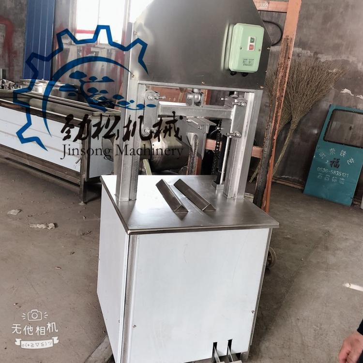 屠宰设备液压猪头羊头牛头专用劈半机设备 诸城厂家直销