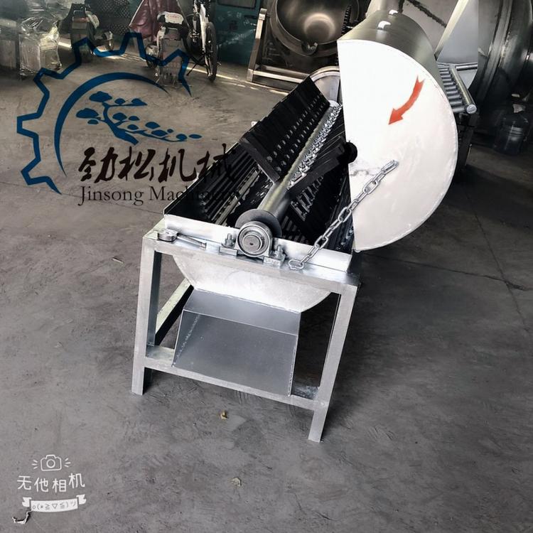 猪蹄去毛去壳干净的设备贼好用  大产量猪蹄刨毛机 去蹄壳设备